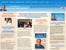 Tablet Screenshot of mercurysafedentist.com